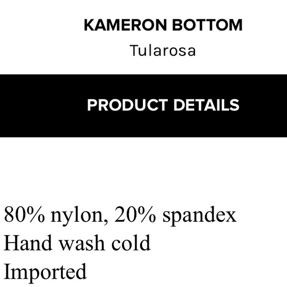 TULAROSA ❤️‍🔥 KAMERON BOTTOMS NWT - Picture 6 of 10